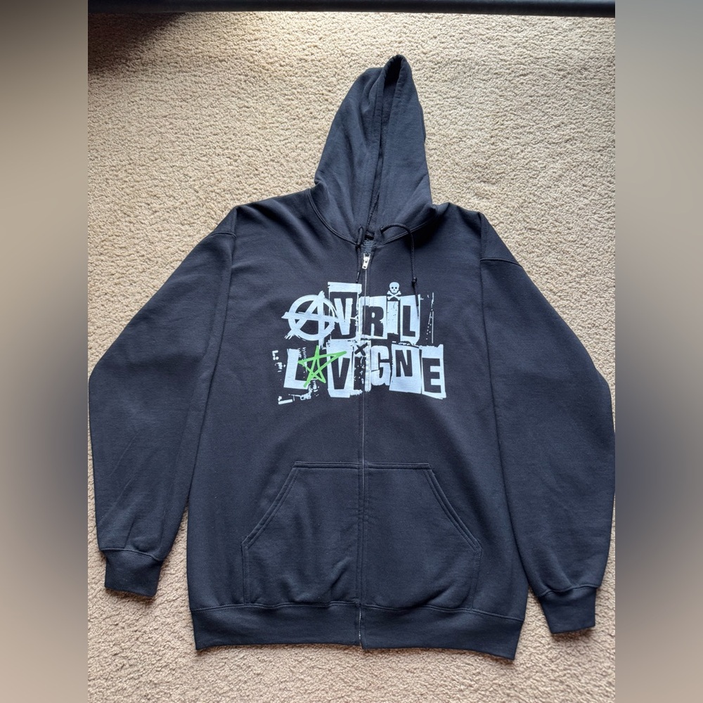 Avril Lavigne Greatest Hits Tour 2024 Zip Up Hoodie